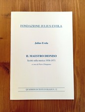 Julius evola maestro usato  Foligno