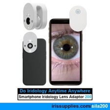 Adaptador de lente iridologia para smartphone (câmera iridológica, iriscópio, esclerologia) comprar usado  Enviando para Brazil