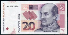 Croazia kuna 7.3.2001 usato  Vestenanova