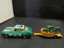 Usado, P742-MATCHBOX SUPERFAST MB9-C FORD ESCORT RS2000 E UMA MOTOCICLETA/REBOQUE HONDA comprar usado  Enviando para Brazil