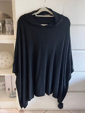 Damen poncho schwarz gebraucht kaufen  Brüggen