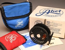 Usado, ABEL BIG GAME #1 ACABAMENTO GUIA Carretel Mosca RHW com Caixa + Kit ABEL LUBE comprar usado  Enviando para Brazil