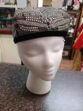 Boné Uzbeque Uigur Uzbequistão Duppa Chapéu Doppa Duppi Crânio Dobrável 6" comprar usado  Enviando para Brazil