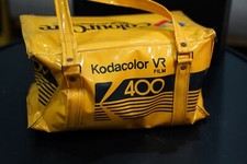 RARO Vintage KODAK VR 400 Kodacolor Filme Amarelo Vinil Cooler Bag - LIMPO POR DENTRO comprar usado  Enviando para Brazil