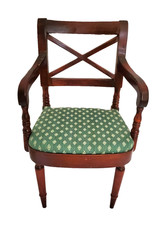Poltrona acolchoada verde cadeira boneca Cherrywood vintage 12,75" de altura comprar usado  Enviando para Brazil