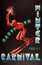 Ski posters dartmouth for sale  UK