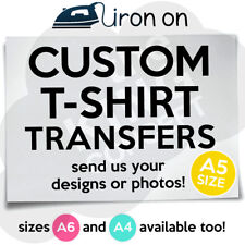 Transferência personalizada de camiseta ferro na transferência A5 sua imagem foto design personalizado galinha veado comprar usado  Enviando para Brazil