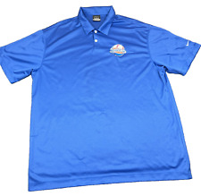 Usado, Camisa polo Nike Golf FCSL inverno jardim apertar logotipo adulto XXL azul Dri-Fit top comprar usado  Enviando para Brazil