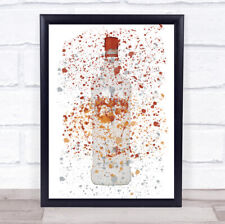 Watercolour splatter peach for sale  UK