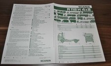 Usado, 1984 Scania R 112 H 4x2 especificação caminhão folheto Prospekt Brasil comprar usado  Enviando para Brazil
