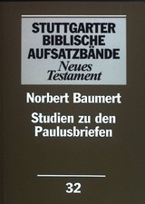 Studien paulusbriefen stuttgar gebraucht kaufen  Koblenz