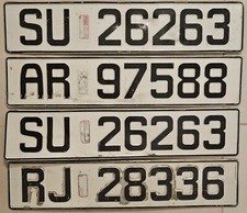 🇧🇻 NORWAY OLD LICENSE PLATE ALUMINIUM EURO EUROPE, używany na sprzedaż  PL