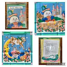 Kit de painel de tecido vintage mother goose corte-costura para 2 travesseiros vaca vazia humpty comprar usado  Enviando para Brazil