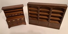 Dolls house walnut for sale  GRAYS