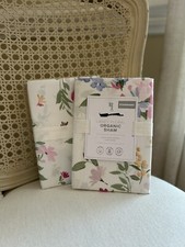 Pottery Barn Kids Laney Floral Orgânico PADRÃO Shams (2) NOVO SEM ETIQUETAS CAIXA ABERTA comprar usado  Enviando para Brazil