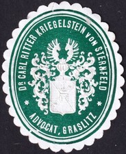 Siegelmarke adel carl gebraucht kaufen  Wittenberg
