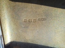 Birmingham hallmarked solid for sale  LLANELLI