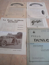 Lot catalogues dunlop d'occasion  Expédié en Belgium
