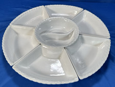 Bandeja de servir giratória vintage 360° 7, prato de 20 pol. grés oficial comprar usado  Enviando para Brazil