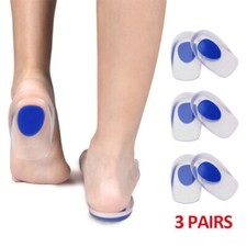Usado, NOVO 6X Sapatos de Silicone Palmilha Proteção de Calcanhar, Dor no Calcanhar, Fascite Plantar 3 Pares comprar usado  Enviando para Brazil