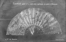 Eventail peint main d'occasion  Vasles