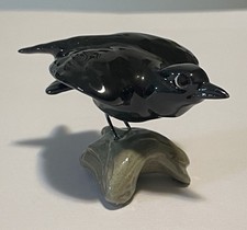 HTF Hagen Renaker Black Crow on Rock A-889 Raven Bird Bone China comprar usado  Enviando para Brazil