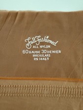 Meias de malha plana vintage totalmente fashion com costura 3 pares papel tecido, usado comprar usado  Enviando para Brazil