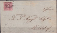 Brief 1856 gelaufen gebraucht kaufen  Ansbach