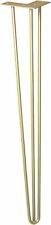 Noga meblowa WAGNER HAIRPIN LEG Retro - 12 x 12 x 71 cm, stal, złota mat- 12827501 na sprzedaż  PL
