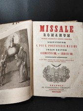 Missale romanum 1853 usato  Mesagne