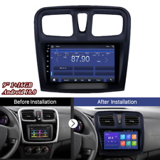 Usado, 9" 1+16GB Player Rádio Gps Wifi Bluetooth Fm Para Renault Dacia Sandero 2012-17 comprar usado  Enviando para Brazil