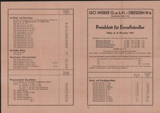 Dresden preisliste 1937 gebraucht kaufen  Leipzig