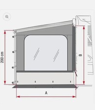 Fiamma side pro for sale  CHESTERFIELD