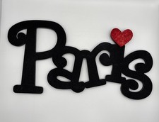 Paris wood sign for sale  New River