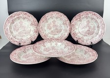 Lot assiettes english d'occasion  Benfeld