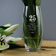 Personalised anniversary vase for sale  SANDHURST