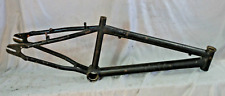 2001 Gary Fisher Warp BMX quadro de bicicleta 11" aço preto ensino médio retrô estilo livre comprar usado  Enviando para Brazil