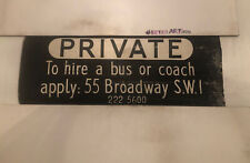 London bus blind for sale  NOTTINGHAM