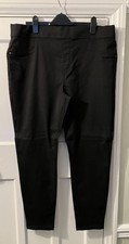 Black denim jeggings for sale  EPSOM