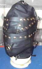Schwarze lederhaube ledermaske gebraucht kaufen  Deutschland