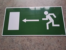 Flucht rettungsweg schild gebraucht kaufen  Dörfles-Esbach