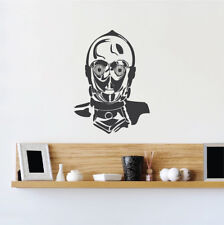 Usado, Adesivo de parede C3PO Droid Star Wars papel de parede mural vinil The Last Jedi Design, g86 comprar usado  Enviando para Brazil