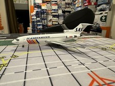 Modelo fundido personalizado JC Wings 1:200 SAS Scandinavian Airlines B727-100 OY-KGT comprar usado  Enviando para Brazil