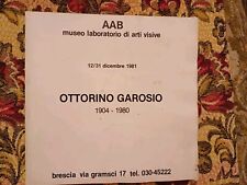 Ottorino garosio 1904 usato  La Valletta Brianza