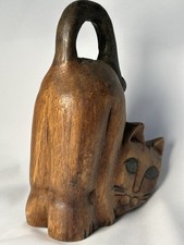 20cm wooden cat for sale  SWINDON