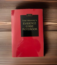 Trial Attorney's Evidence Code Notebook 2023 CEB - NEW, usado comprar usado  Enviando para Brazil