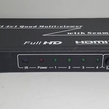Usado, Comutador multivisualizador HDMI 4x1 quad 1080P 3D sem costura 4 canais display switcher comprar usado  Enviando para Brazil