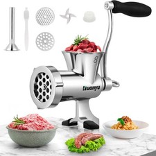 Usado, Moedor de carne manual aço inoxidável compacto triturador de carne salsicha recheio manual-... comprar usado  Enviando para Brazil