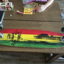 Longboard Krown completo Kicktail Rasta 9" x 43" comprar usado  Enviando para Brazil