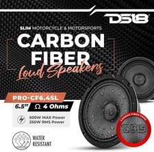 DS18 PRO-CF6.4SL 6.5" fino resistente à água para carro motocicleta alto-falante baixo de médio alcance, usado comprar usado  Enviando para Brazil